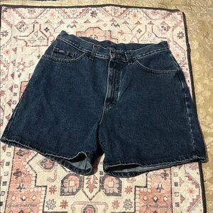 Lee Vintage Mom Shorts Dark Blue Jean Shorts Size 14